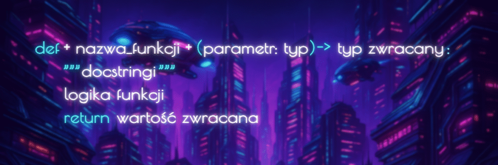 budowa funkcji w pythonie