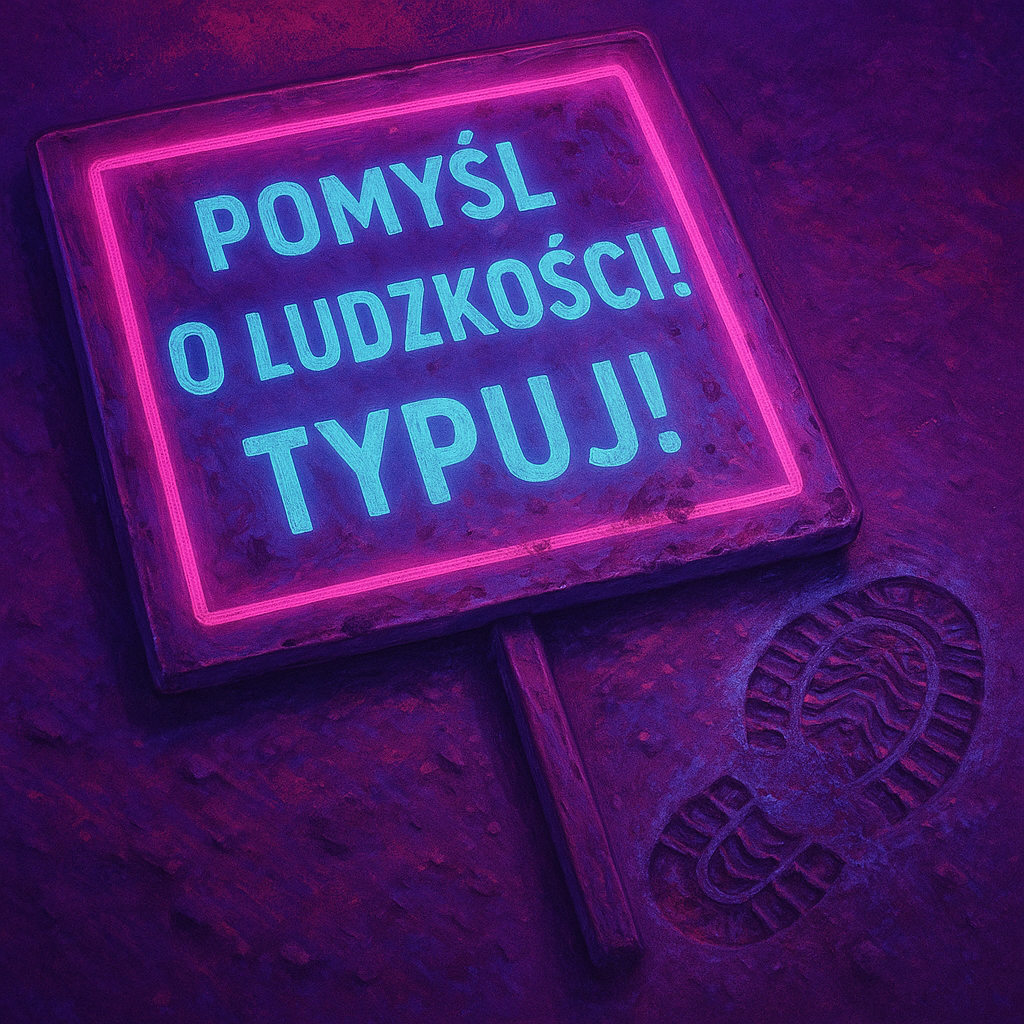 pomyśl o ludzkości. typuj